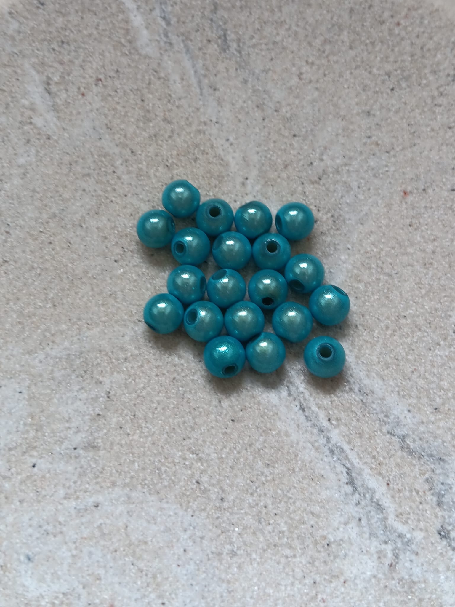 perlesetcreationbijoux - perles magiques en acrylique de 6 mm turquoise