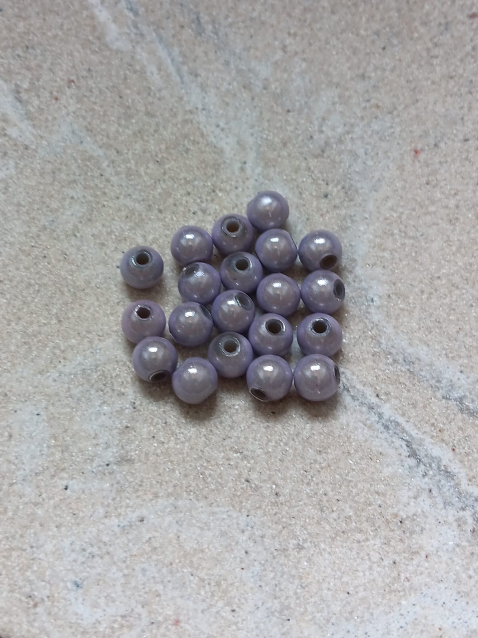 perlesetcreationbijoux - perles magiques en acrylique de 6 mm violettes