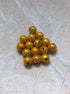 perlesetcreationbijoux - perles magiques 8 mm jaune moutarde