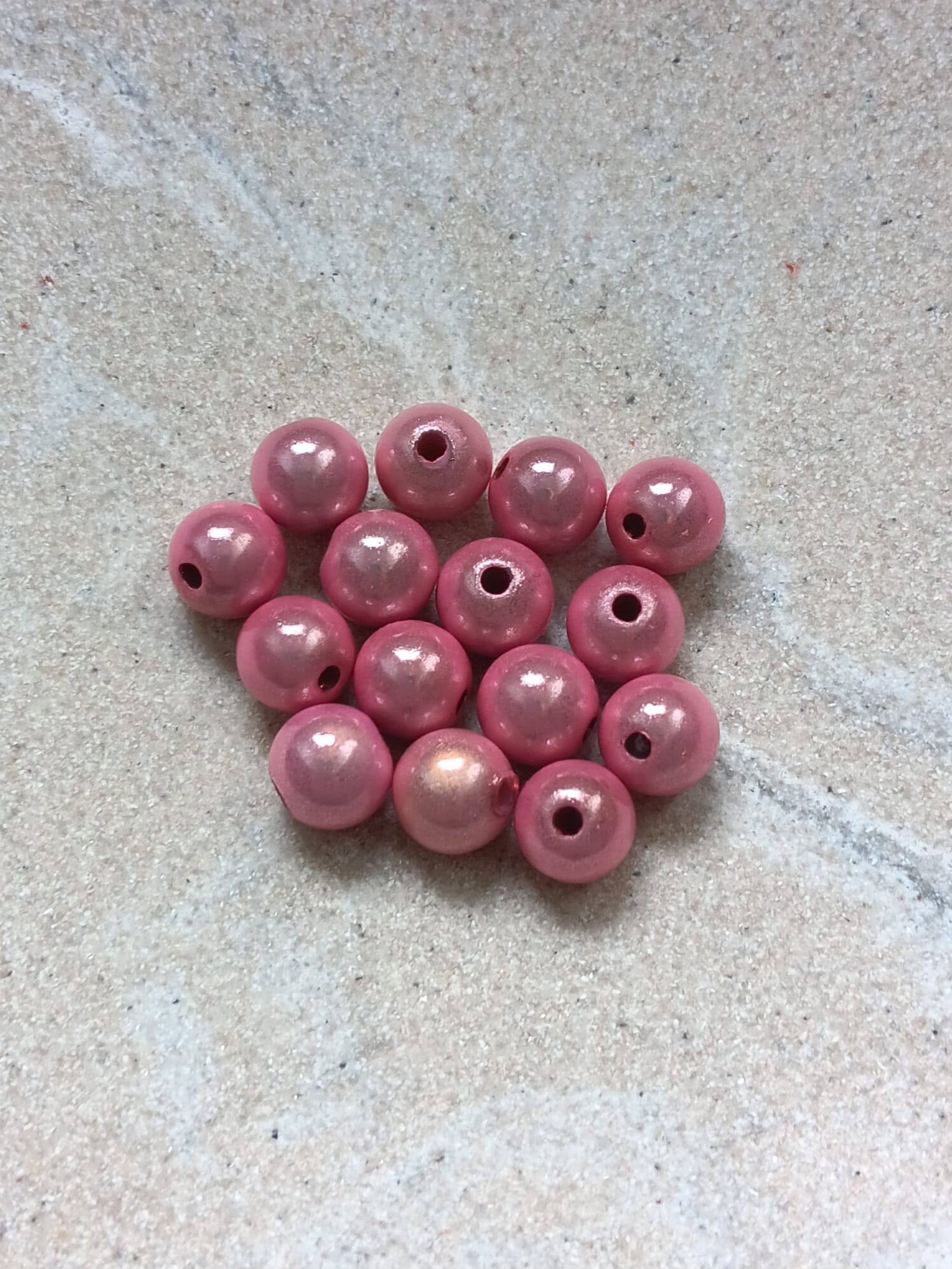 perlesetcreationbijoux - perles magiques 8 mm rose