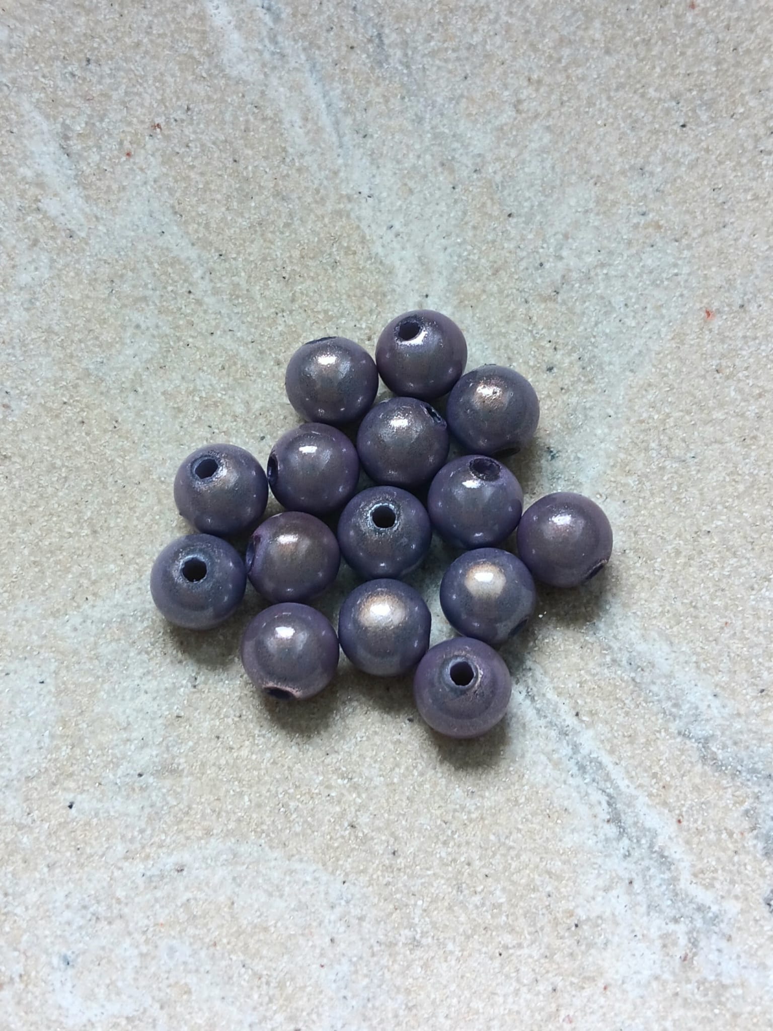 perlesetcreationbijoux - perles magiques 8 mm violine