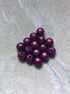 perlesetcreationbijoux - perles magiques 8 mm violettes