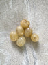 perlesetcreationbijoux - perles ovales en acrylique 13x10 mm beige