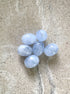 perlesetcreationbijoux - perles ovales en acrylique 13x10 mm bleu ciel