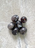 perlesetcreationbijoux - perles ovales en acrylique 13x10 mm gris