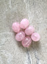 perlesetcreationbijoux - perles ovales en acrylique 13x10 mm rose