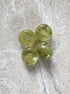 perlesetcreationbijoux - perles rondelles en acrylique 9x14 mm vert