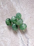 perlesetcreationbijoux - perles ovales en acrylique 13x10 mm vert 