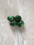 perlesetcreationbijoux - perles rondelles en acrylique 9x14 mm vert