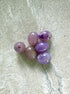 perlesetcreationbijoux - perles ovales en acrylique 13x10 mm violet
