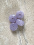 perlesetcreationbijoux - perles rondelles en acrylique 9x14 mm violine