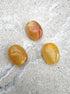 perlesetcreationbijoux - perles ovales en acrylique de 19x15 mm couleur jaune