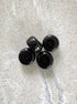 perlesetcreationbijoux - perles rondelles en acrylique 9x14 mm noir