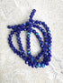 perlesetcreationbijoux - fil de perles rondelles à facettes en verre avec reflets arc-en-ciel bleu marine