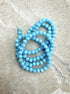 perlesetcreationbijoux - fils de perles rondelles à facettes en verre de 4x3 mm bleu