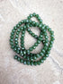 perlesetcreationbijoux - fils de perles rondelles à facettes en verre de 4x3 mm vert