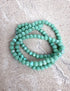 perlesetcreationbijoux - fil de perles rondelles à facettes en verre avec reflets arc-en-ciel vert