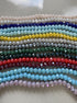 perlesetcreationbijoux - fils de perles rondelles à facettes en verre 6x5 mm différentes couleurs