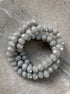 perlesetcreationbijoux - fil de perles rondelles à facettes en verre 6x5 mm gris