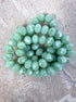 perlesetcreationbijoux - fil de perles rondelles à facettes en verre de 8x6 mm vert
