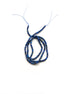 perlesetcreationbijoux - fil de perles rondelles à facettes en lapis-lazuli naturel de 3x2 mm