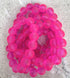perlesetcreationbijoux - fil de perles rondes en verre dépoli de 8 mm rose fuchsia