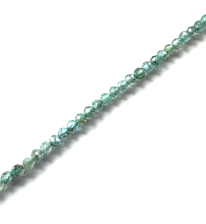 perlesetcreationbijoux - perles rondes à facettes en apatite naturelle de 3 mm