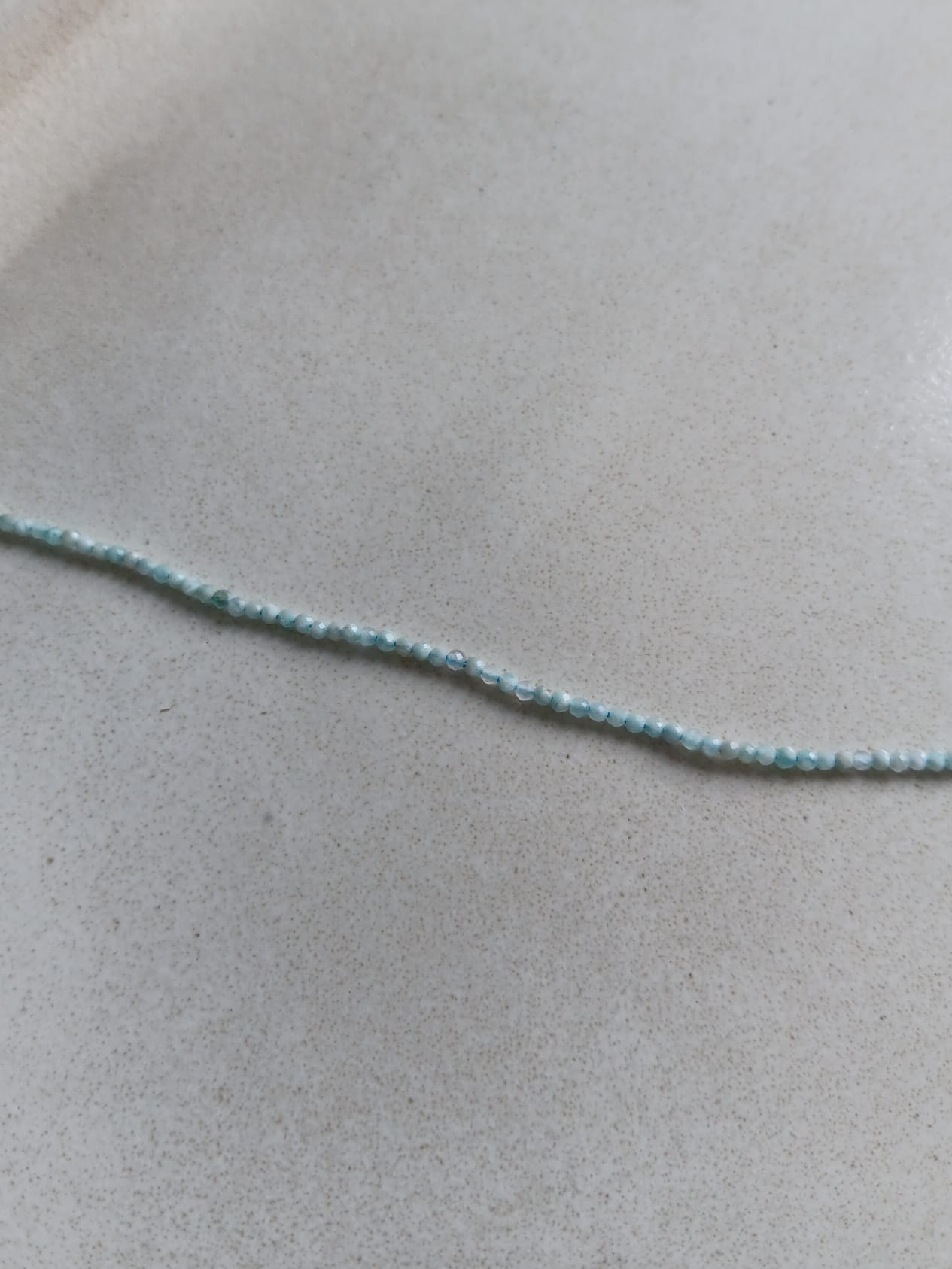 perlesetcreationbijoux - fil de perles rondes à facettes en amazonite de 2 mm