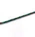 perlesetcreationbijoux - fil de perles rondes à facettes en turquoise africaine de 3 mm