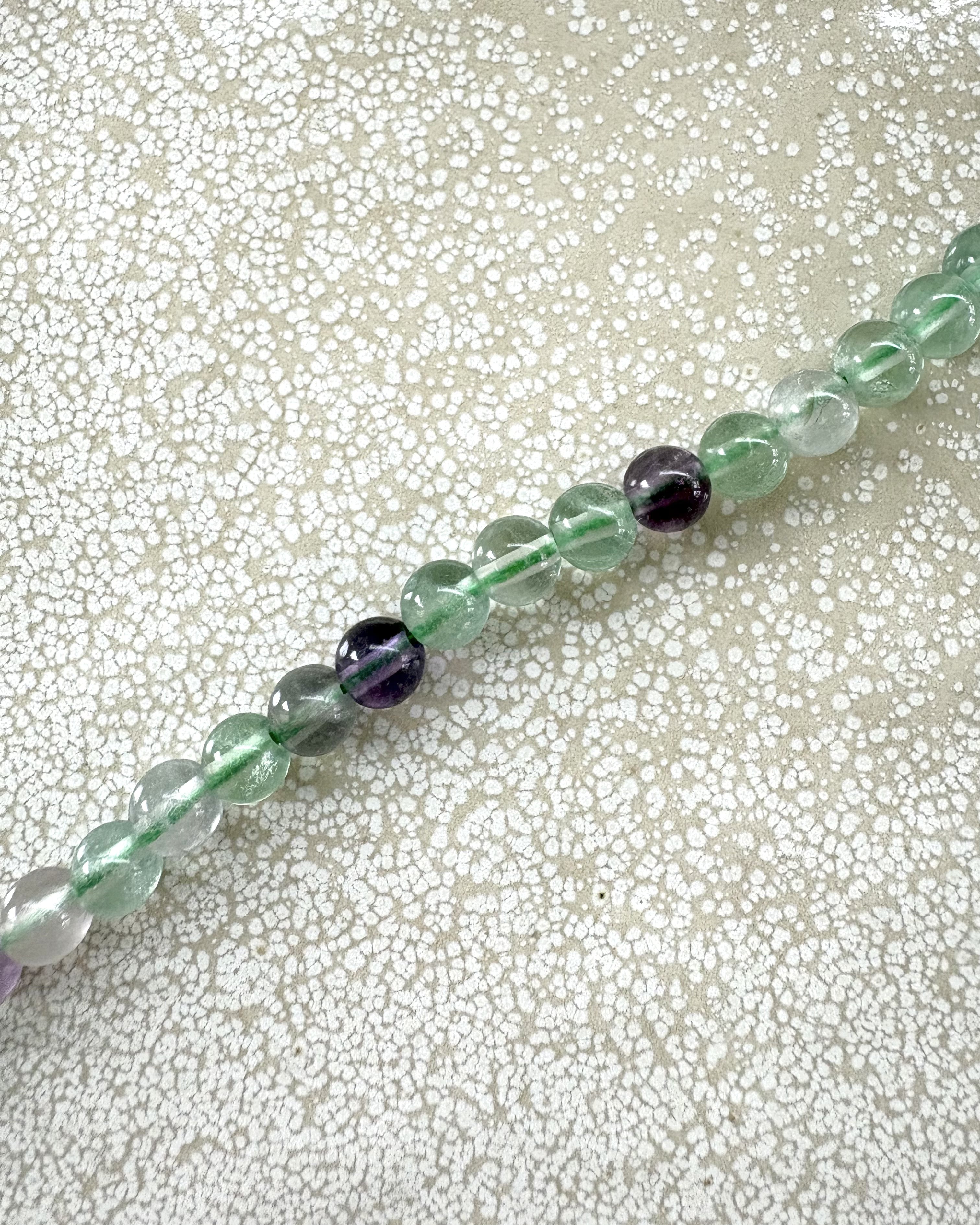 perlesetcreationbijoux - perles rondes en fluorite naturelle 6 mm