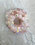 perlesetcreationbijoux - fil de perles rondes à facettes multicolores 6 mm rose