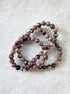 perlesetcreationbijoux - perles rondes en rhodonite naturelle de 6 mm
