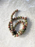 perlesetcreationbijoux - perles rondes en unakite naturelle de 6 mm