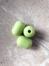 perlesetcreationbijoux - perle tube en acrylique de 20x15 mm verte