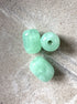 perlesetcreationbijoux - perle tube en acrylique de 20x15 mm verte