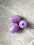perlesetcreationbijoux - perle tube en acrylique de 20x15 mm violette