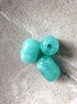 perlesetcreationbijoux - perle tube en acrylique de 20x15 mm turquoise 