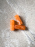 perlesetcreationbijoux - perles tubes marbrées en acrylique de 20x8 mm oranges