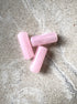 perlesetcreationbijoux - perles tubes marbrées en acrylique de 20x8 mm rose