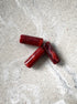 perlesetcreationbijoux - perles tubes marbrées en acrylique de 20x8 mm bordeaux