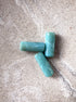 perlesetcreationbijoux - perles tubes marbrées en acrylique de 20x8 mm turquoise