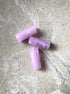 perlesetcreationbijoux - perles tubes marbrées en acrylique de 20x8 mm violettes