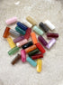perlesetcreationbijoux - perles tubes marbrées en acrylique de 20x8 mm de différentes couleurs
