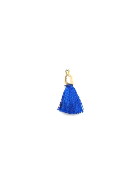 perlesetcreationbijoux-pompon-imitation-soie-bleu