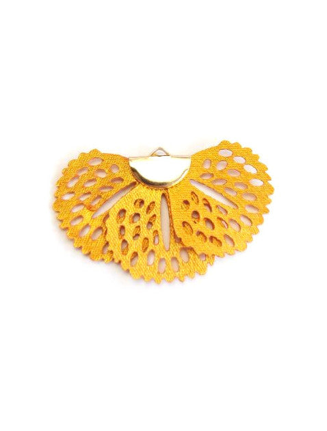 Pendentif pompon éventail - 25x38 mm