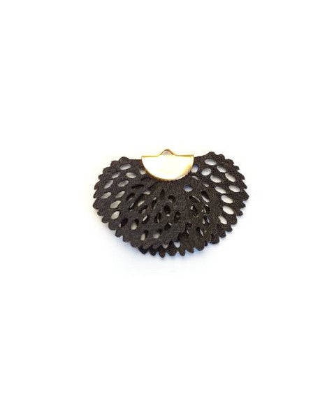 Pendentif pompon éventail - 25x38 mm