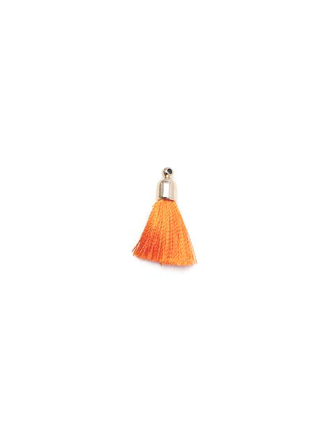perlesetcreationbijoux-pompon-imitation-soie-orange