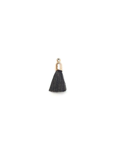 perlesetcreationbijoux-pompon-imitation-soie-noir