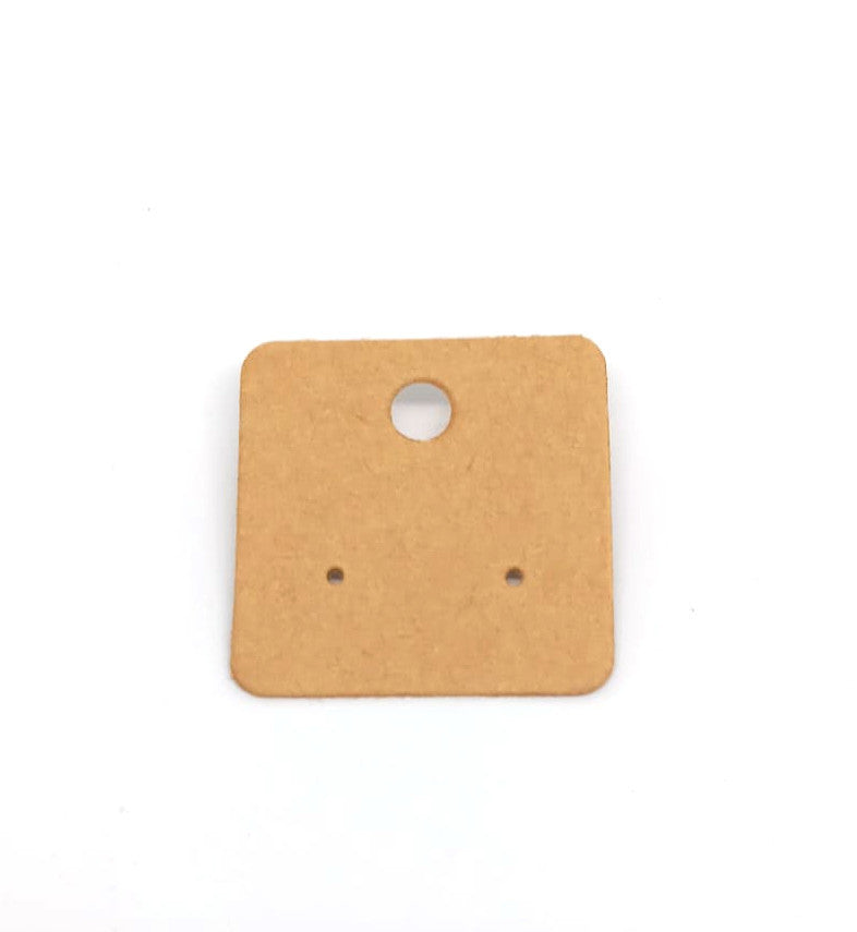 Etiquettes cartonnées, présentoir pour boucles d'oreilles - 4 cm x10