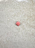 perlesetcreationbijoux - sequin émaillé carré 8 mm rose